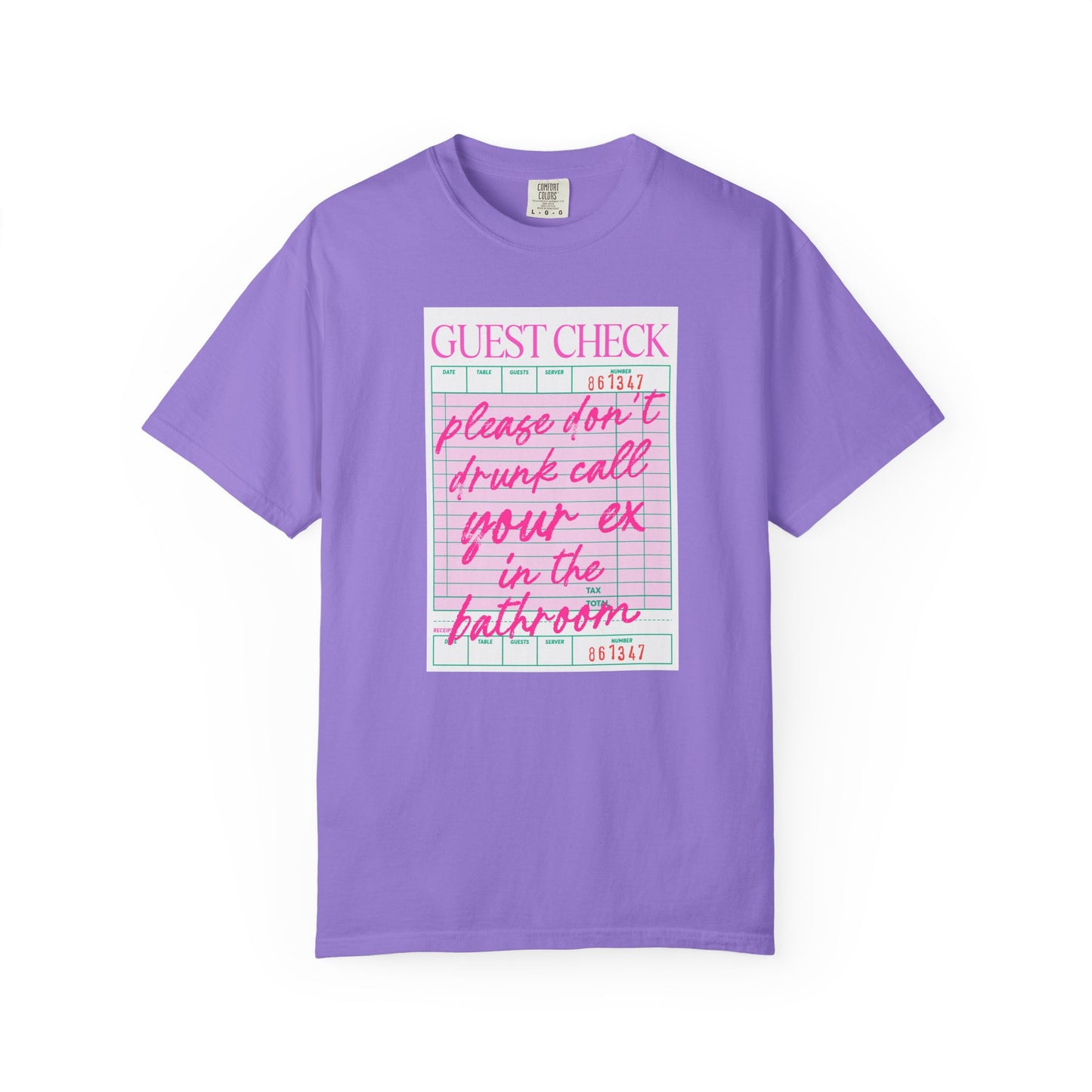 Playful Guest Check T-Shirt - Humor Tee for Bars, Parties, Bachelorette, Fun Gift, Unisex Casual Wear