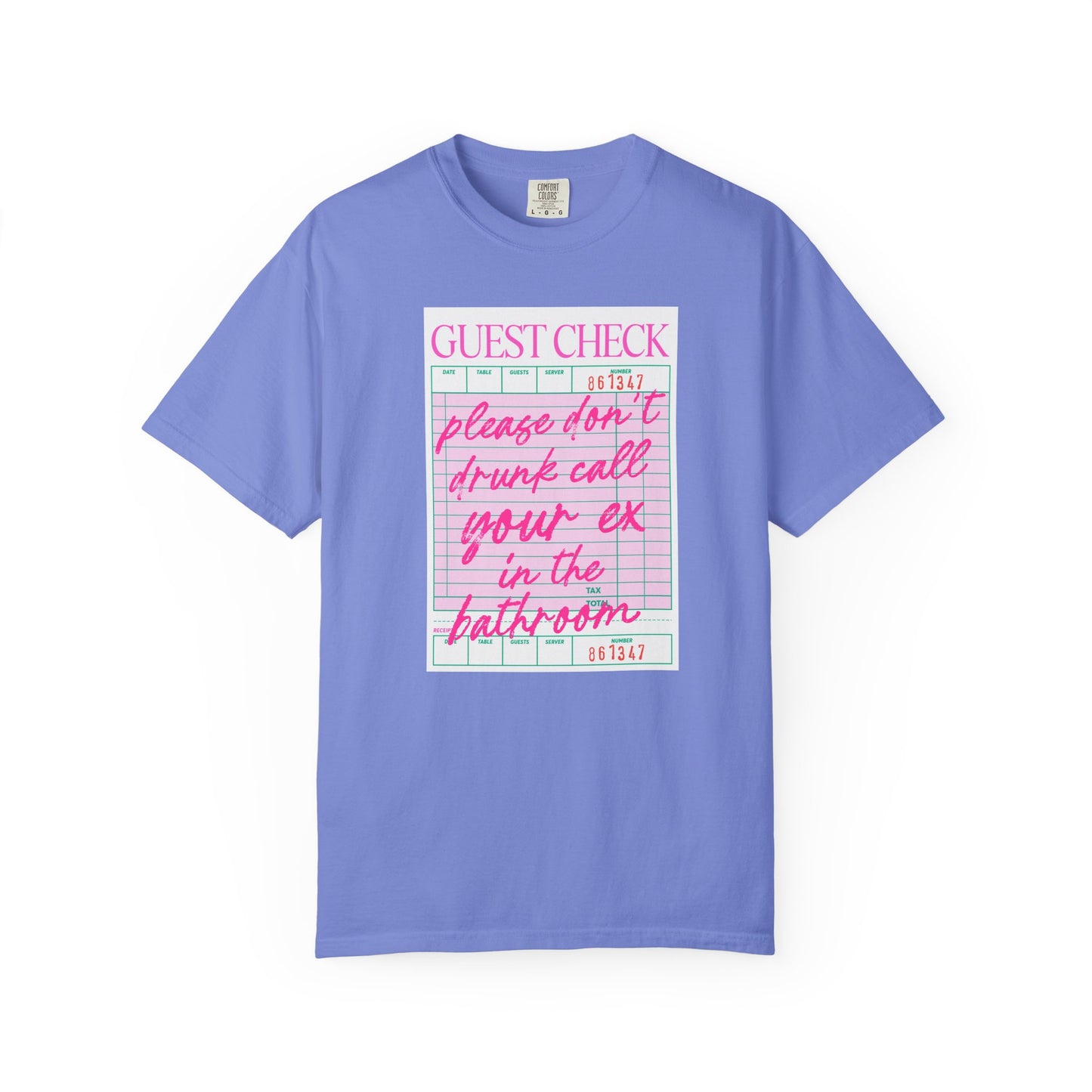 Playful Guest Check T-Shirt - Humor Tee for Bars, Parties, Bachelorette, Fun Gift, Unisex Casual Wear