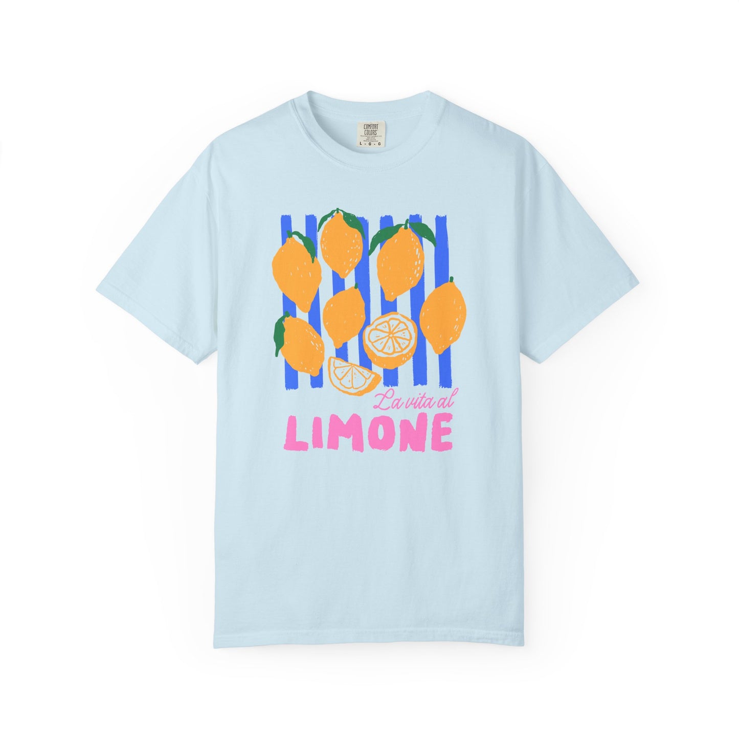 Citrus Vibes Tee - Unisex Garment-Dyed T-shirt, Lemon Graphic Tee, Summer Wardrobe Essential, Gift for Citrus Lovers, Fun and Fresh Outfit