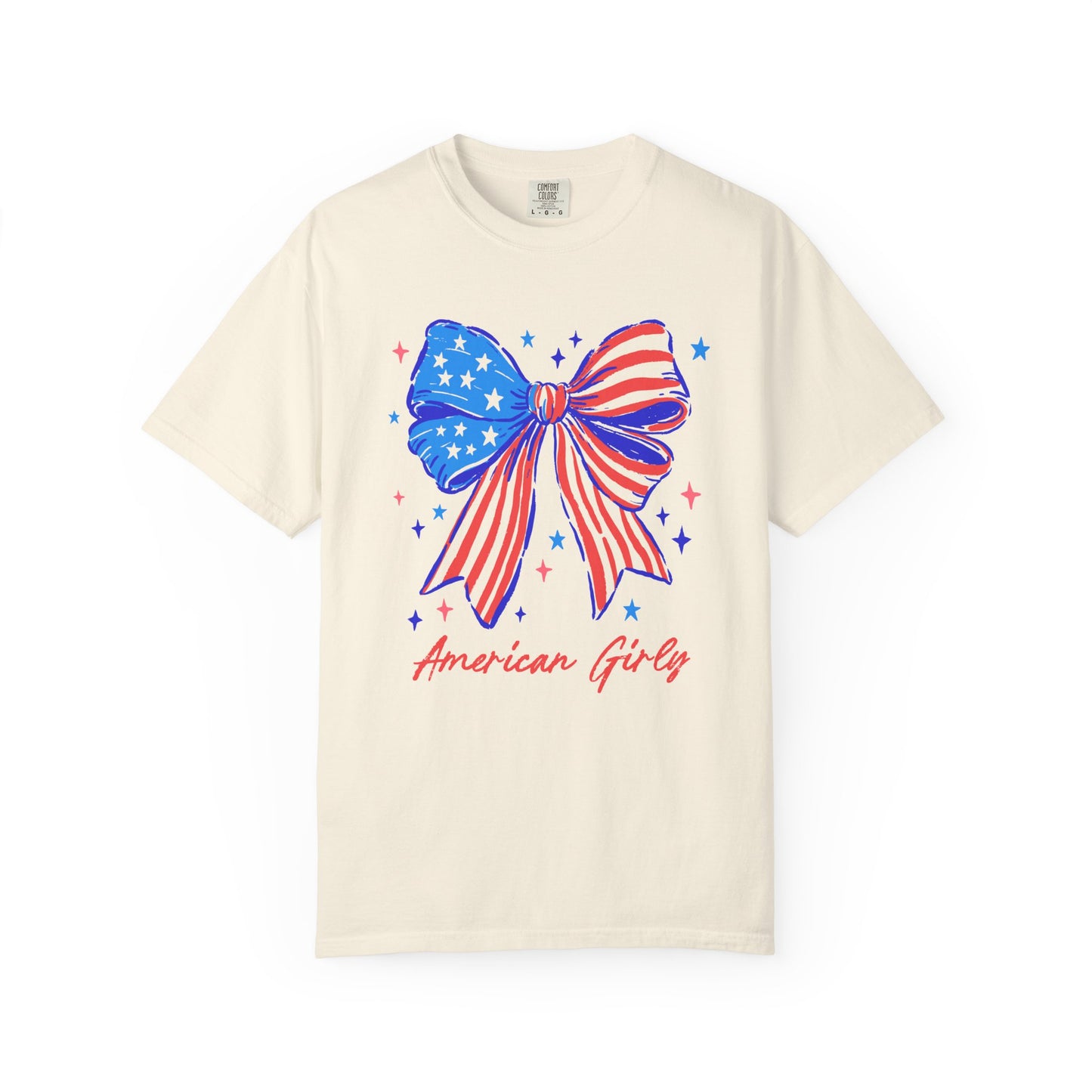 American Girl Inspired Unisex T-Shirt, Patriotic Apparel, 4th of July Party Wear, Summer Independence Day Tee, Gift for Her