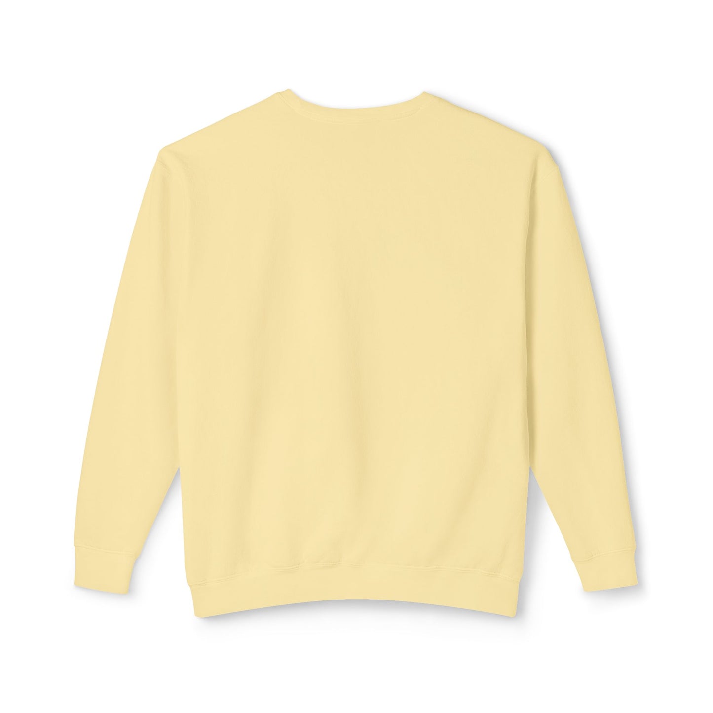 Happy Vibes Sweatshirt: Unisex Lightweight Crewneck, Casual Wear, Gift for Friends, Birthday, Everyday Comfort, Positive Message