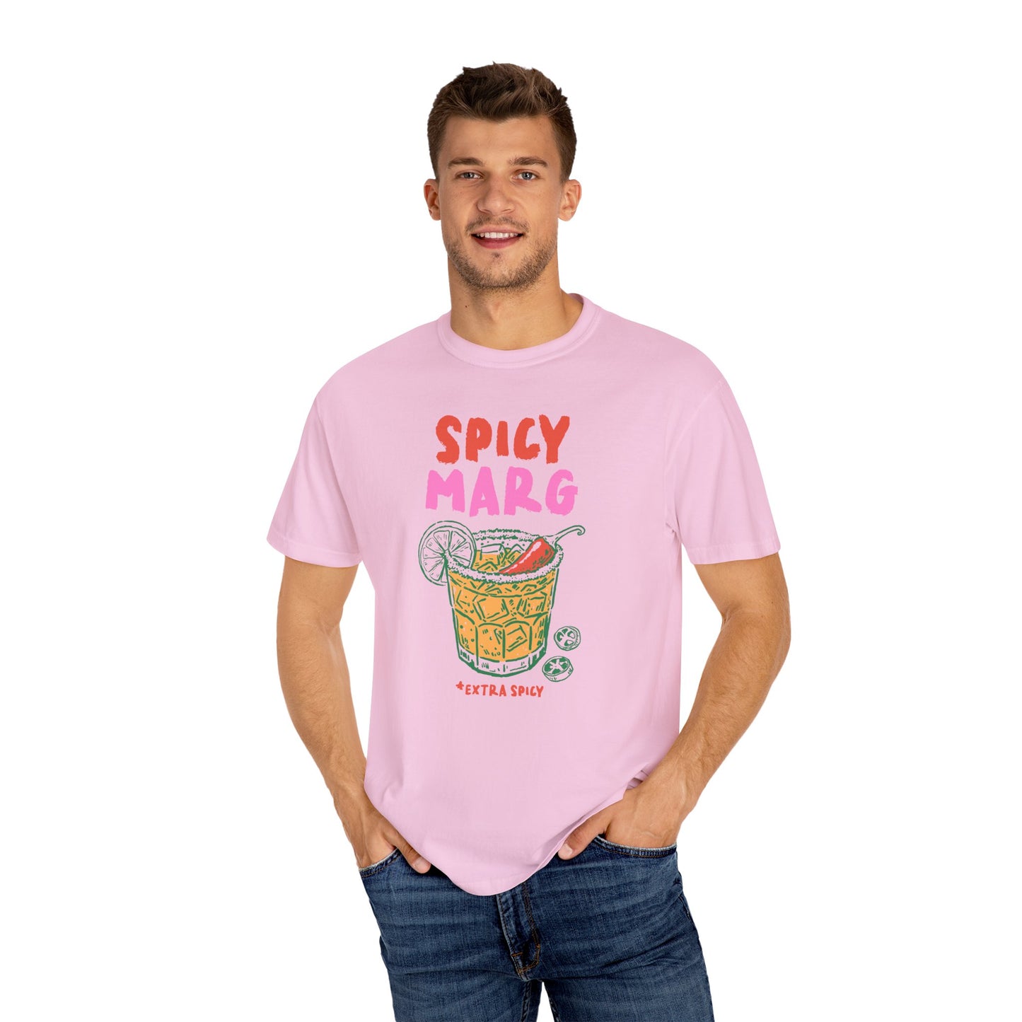 Spicy Marg Unisex T-Shirt, Perfect for Summer Parties, Tequila Lovers, Gift for Friends, Casual Wear, Fun Beach Outfit