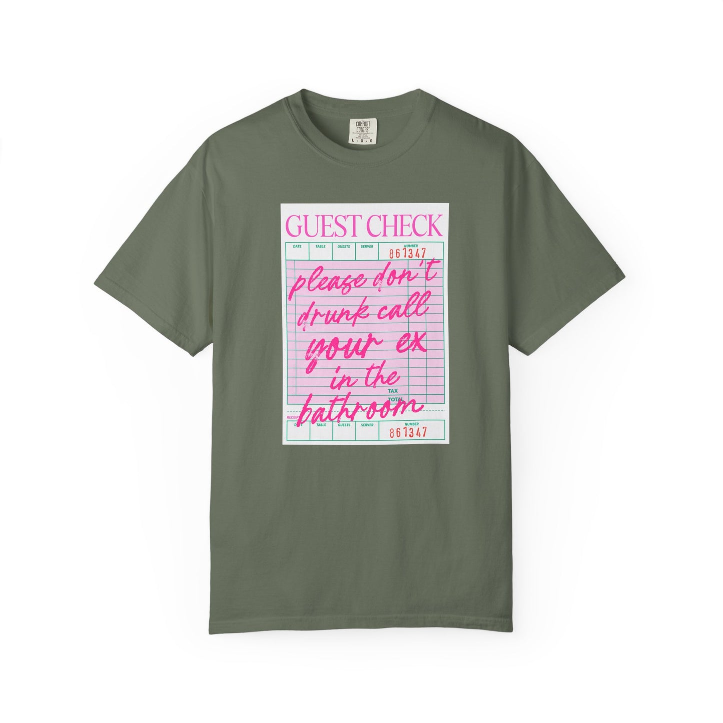 Playful Guest Check T-Shirt - Humor Tee for Bars, Parties, Bachelorette, Fun Gift, Unisex Casual Wear