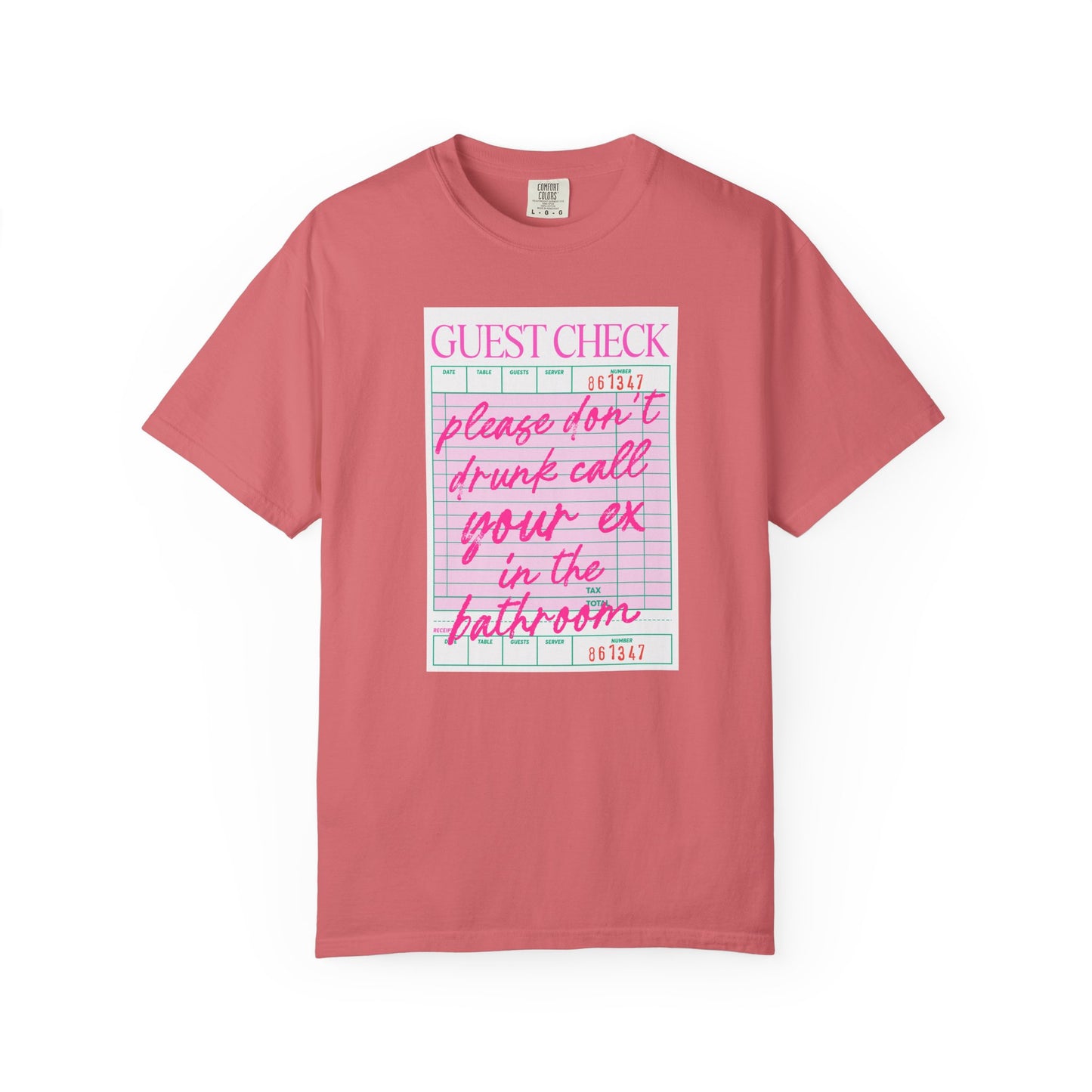 Playful Guest Check T-Shirt - Humor Tee for Bars, Parties, Bachelorette, Fun Gift, Unisex Casual Wear