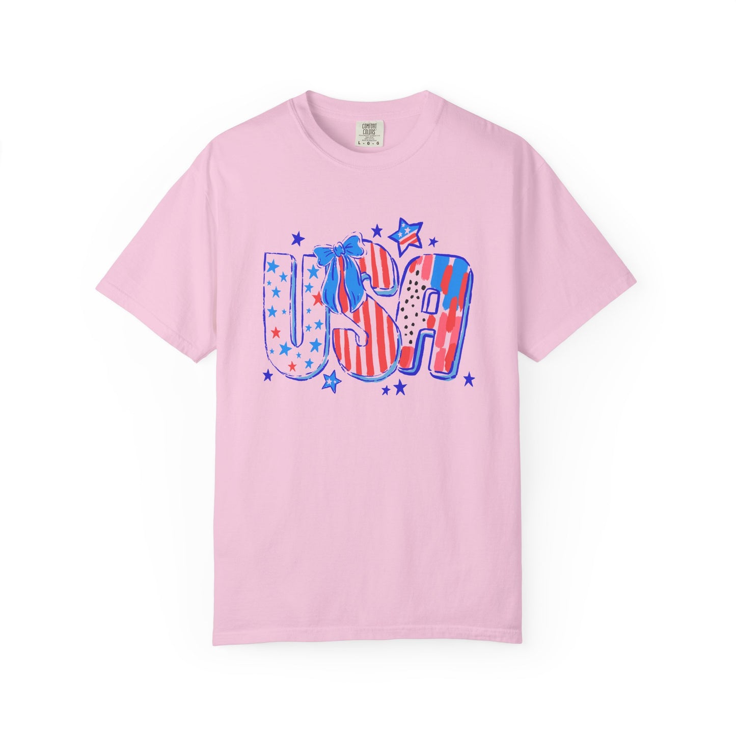 Patriotic USA T-Shirt for Celebrations, Unisex Casual Wear, 4th of July, Barbecues, Festivals, Gifts