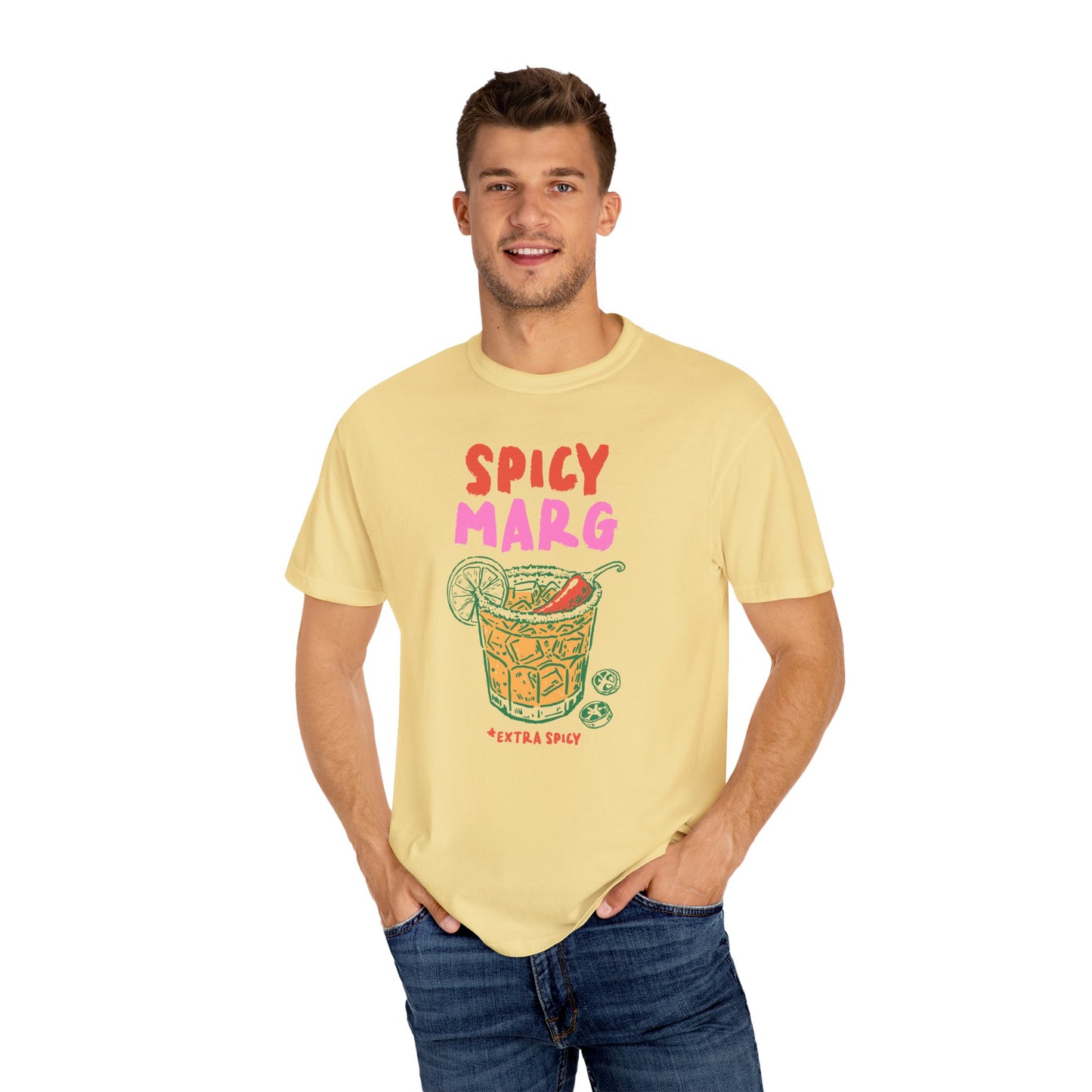 Spicy Marg Unisex T-Shirt, Perfect for Summer Parties, Tequila Lovers, Gift for Friends, Casual Wear, Fun Beach Outfit