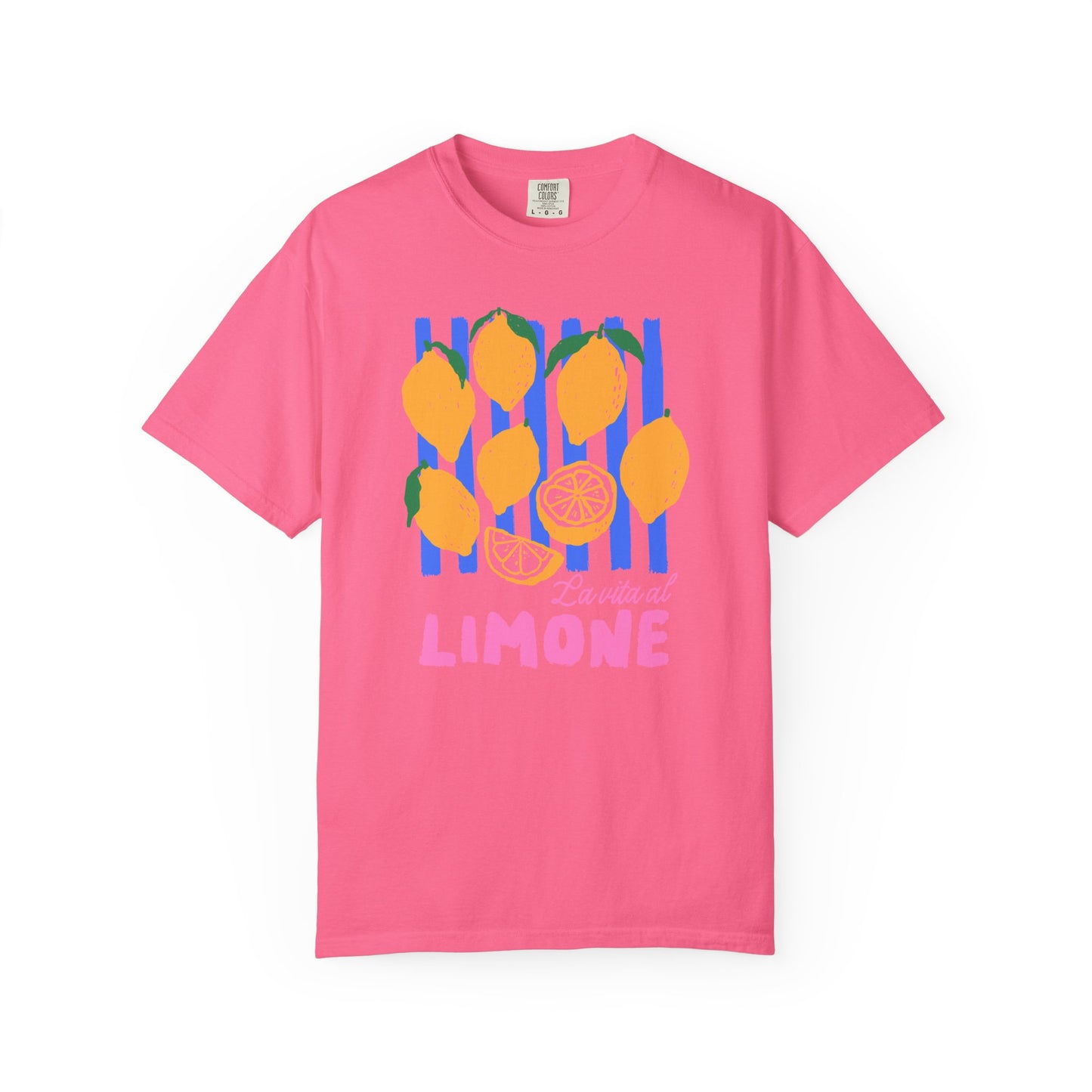 Citrus Vibes Tee - Unisex Garment-Dyed T-shirt, Lemon Graphic Tee, Summer Wardrobe Essential, Gift for Citrus Lovers, Fun and Fresh Outfit