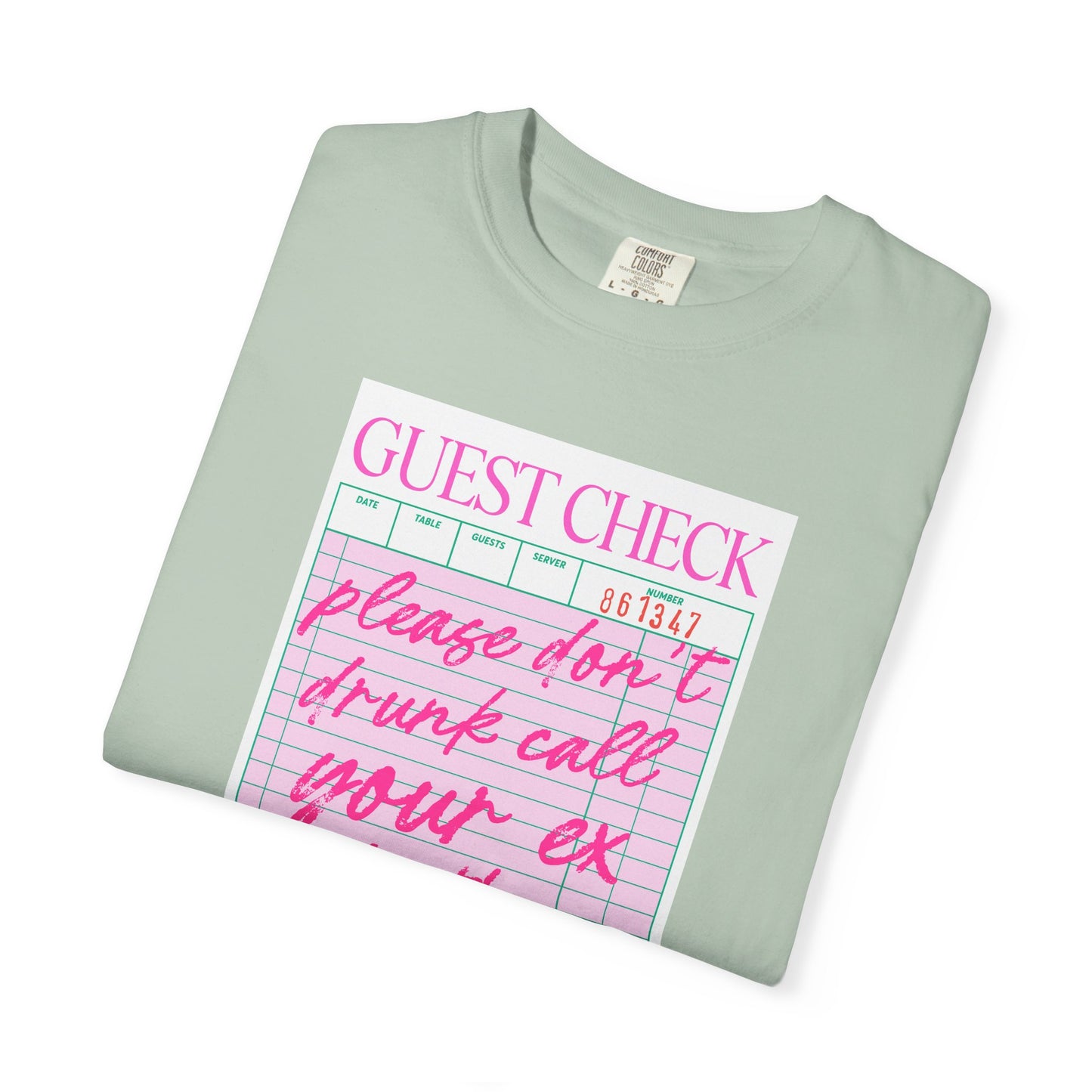 Playful Guest Check T-Shirt - Humor Tee for Bars, Parties, Bachelorette, Fun Gift, Unisex Casual Wear