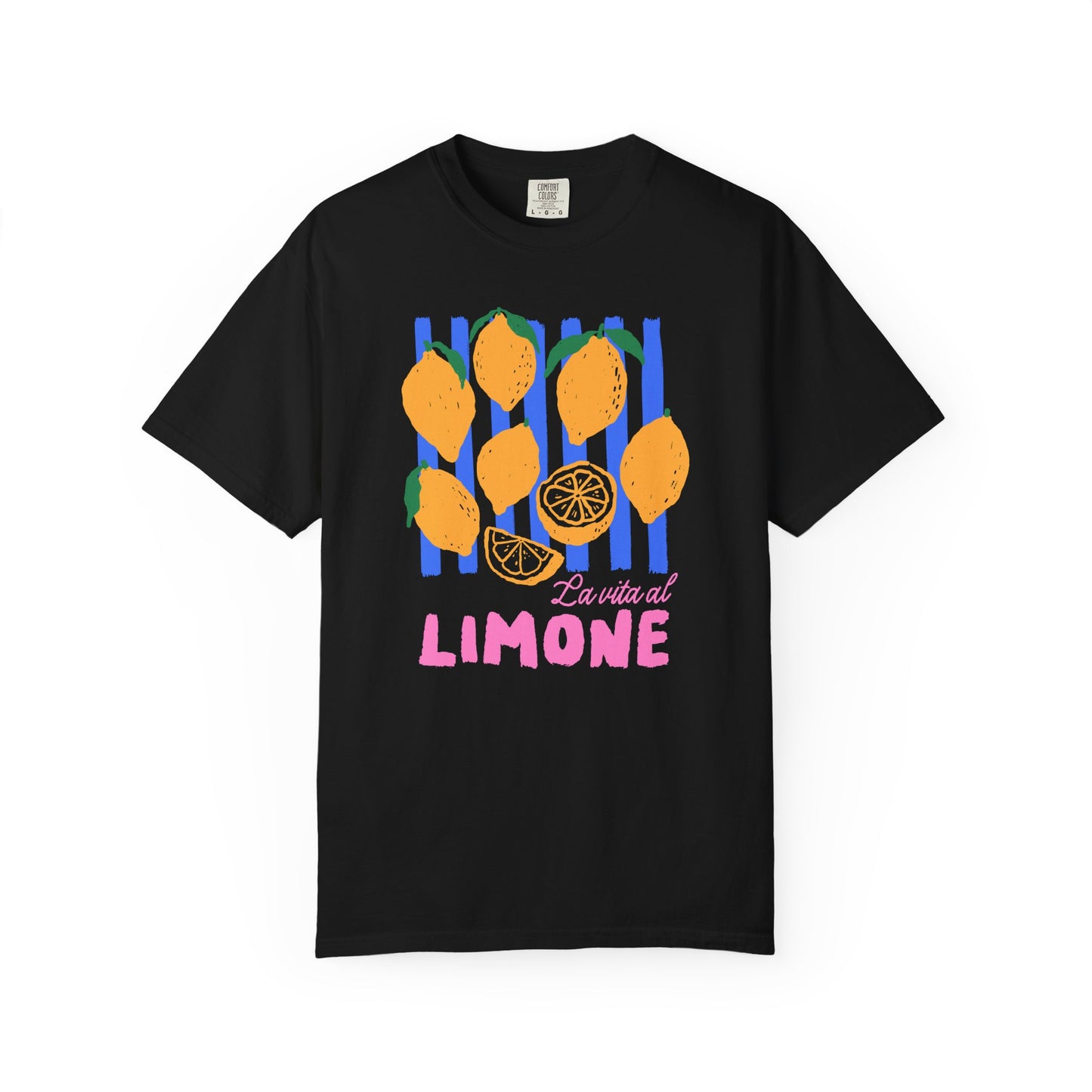 Citrus Vibes Tee - Unisex Garment-Dyed T-shirt, Lemon Graphic Tee, Summer Wardrobe Essential, Gift for Citrus Lovers, Fun and Fresh Outfit