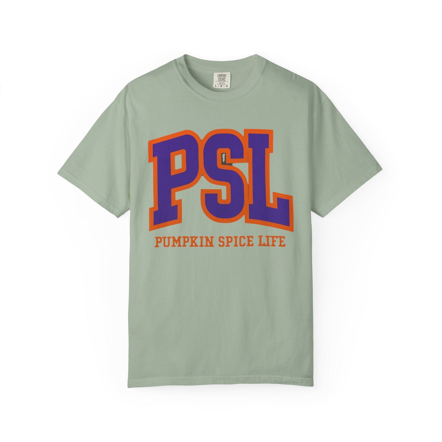 PSL Comfort Colors® T-Shirt – Pumpkin Spice Life Fall Graphic Tee