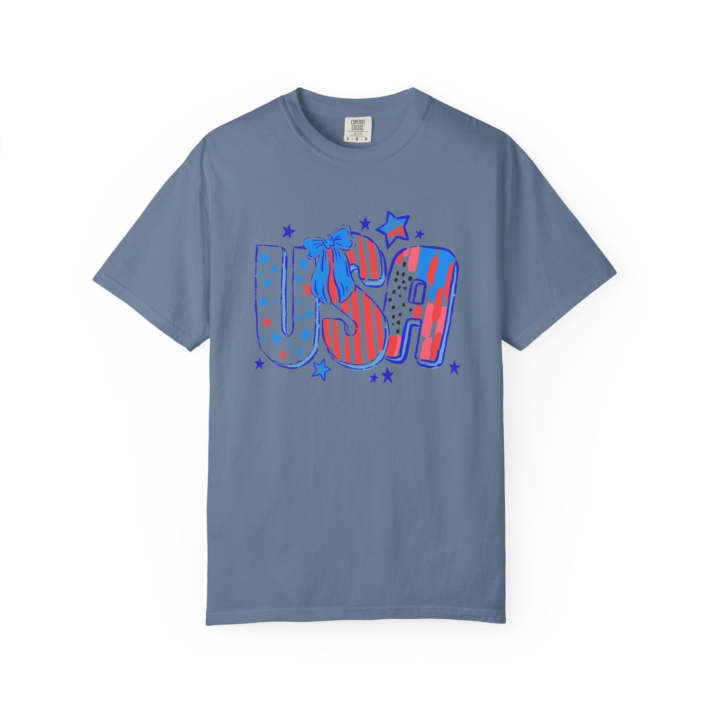Patriotic USA T-Shirt for Celebrations, Unisex Casual Wear, 4th of July, Barbecues, Festivals, Gifts