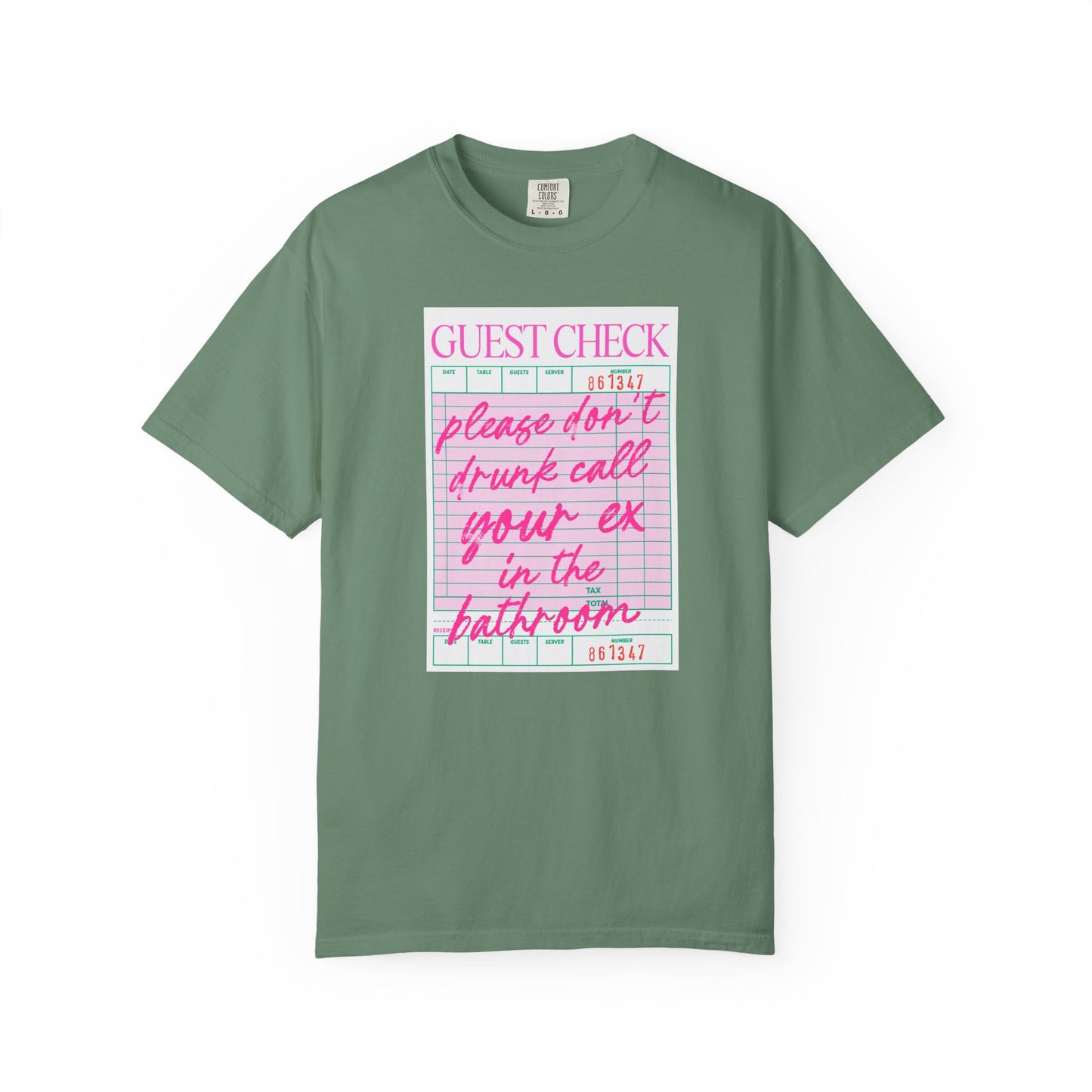 Playful Guest Check T-Shirt - Humor Tee for Bars, Parties, Bachelorette, Fun Gift, Unisex Casual Wear