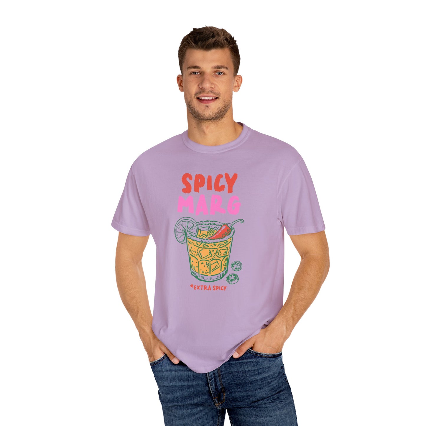 Spicy Marg Unisex T-Shirt, Perfect for Summer Parties, Tequila Lovers, Gift for Friends, Casual Wear, Fun Beach Outfit