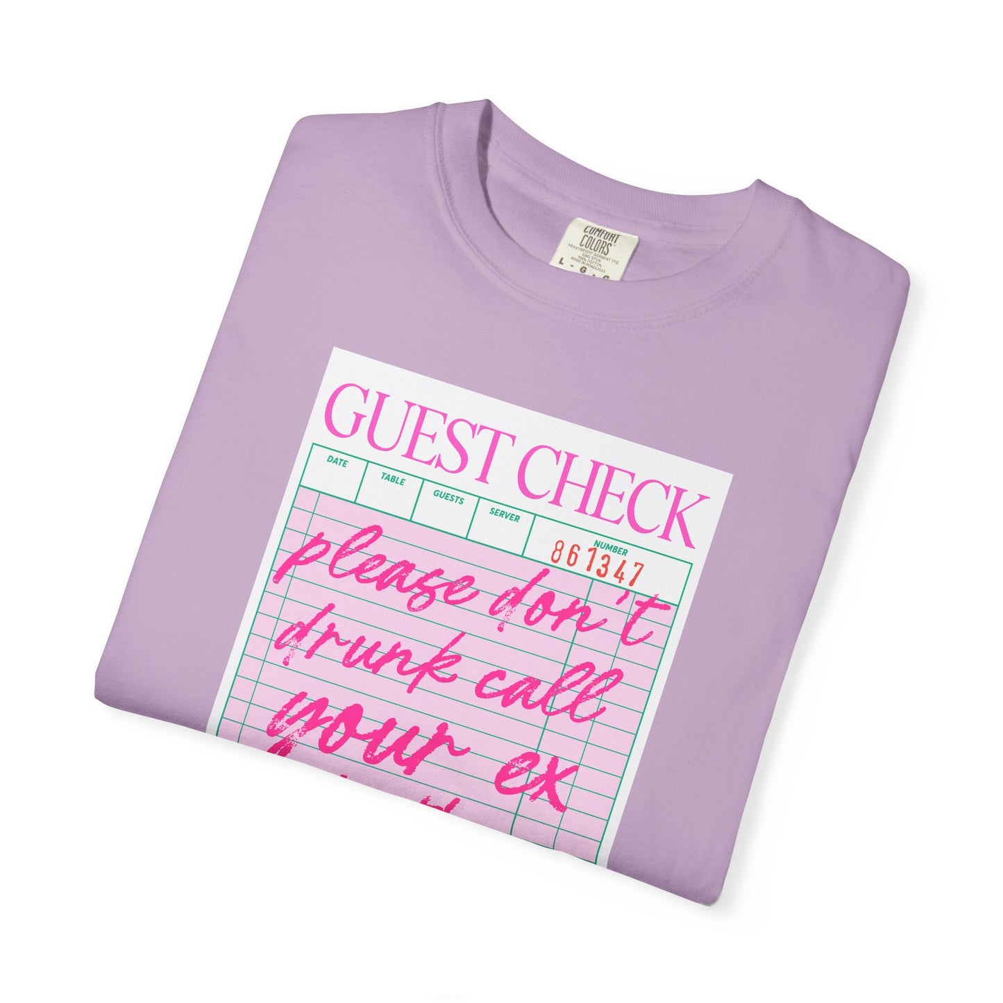 Playful Guest Check T-Shirt - Humor Tee for Bars, Parties, Bachelorette, Fun Gift, Unisex Casual Wear