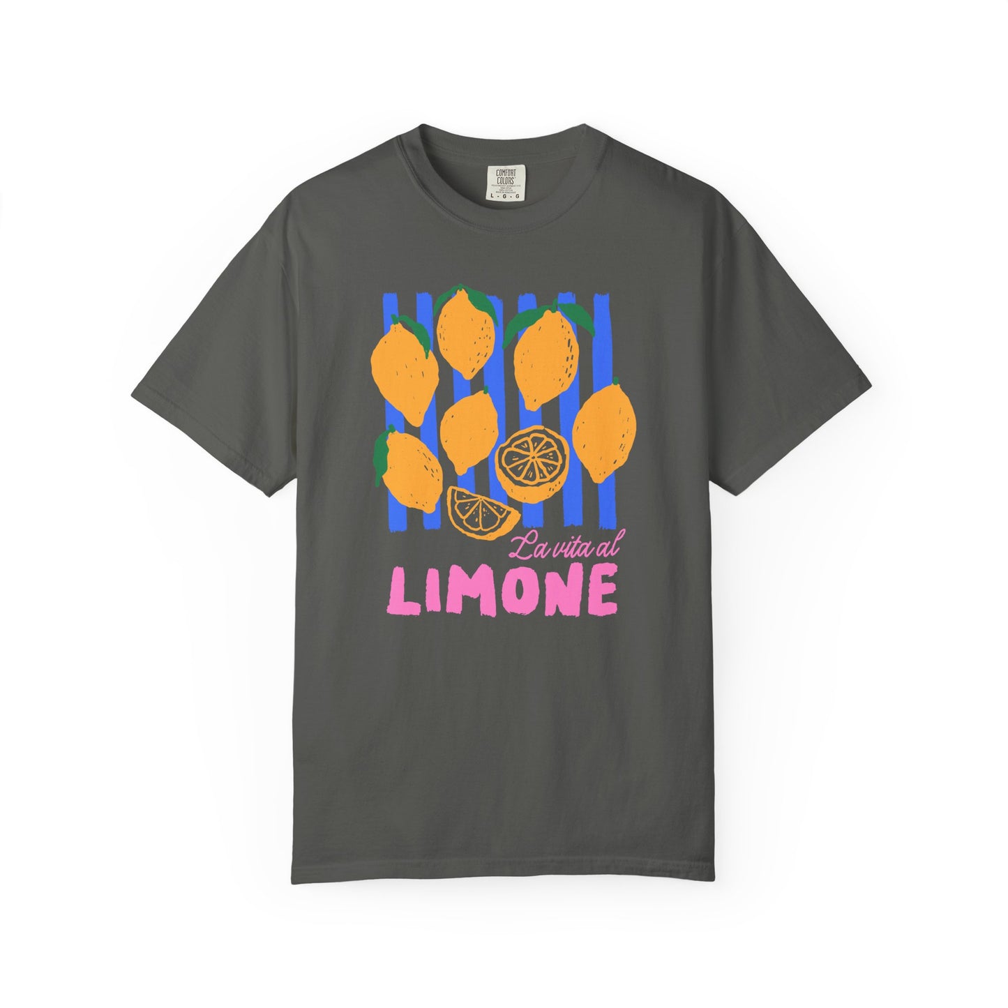 Citrus Vibes Tee - Unisex Garment-Dyed T-shirt, Lemon Graphic Tee, Summer Wardrobe Essential, Gift for Citrus Lovers, Fun and Fresh Outfit