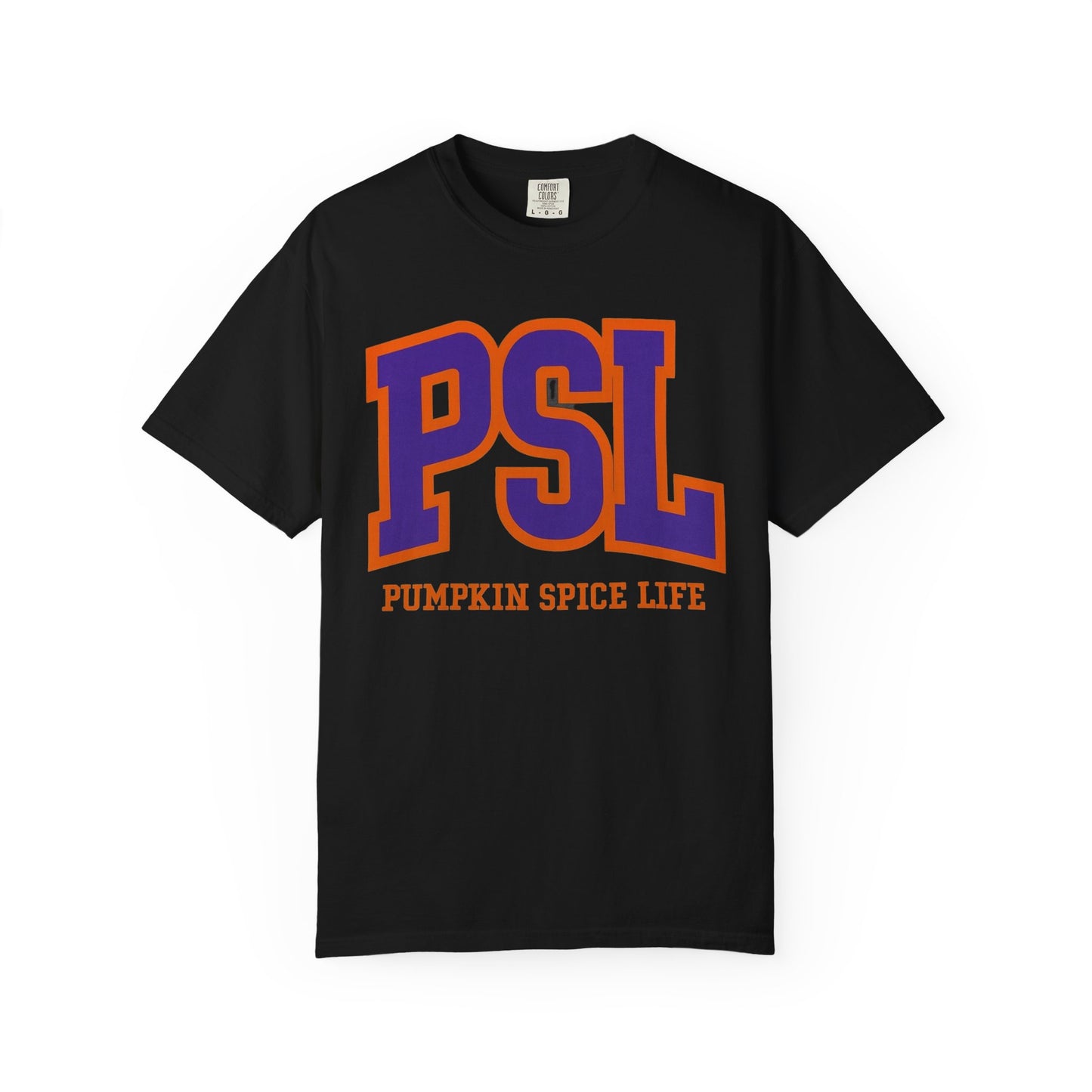 PSL Comfort Colors® T-Shirt – Pumpkin Spice Life Fall Graphic Tee