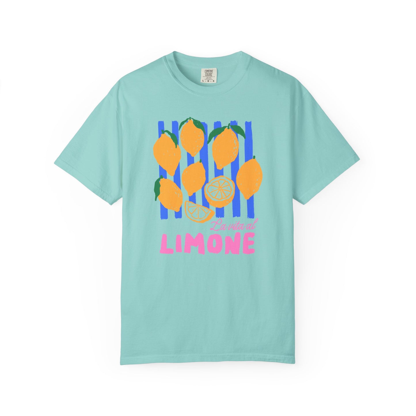 Citrus Vibes Tee - Unisex Garment-Dyed T-shirt, Lemon Graphic Tee, Summer Wardrobe Essential, Gift for Citrus Lovers, Fun and Fresh Outfit