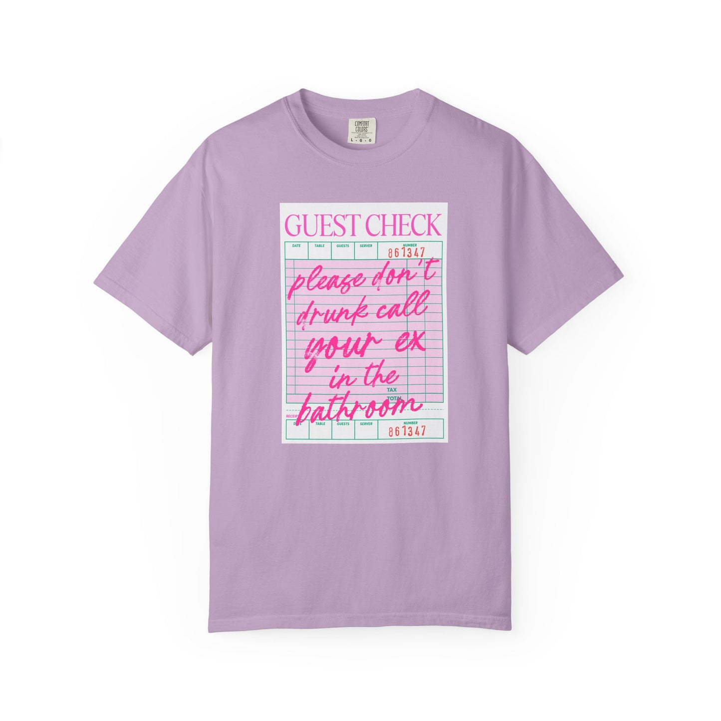 Playful Guest Check T-Shirt - Humor Tee for Bars, Parties, Bachelorette, Fun Gift, Unisex Casual Wear