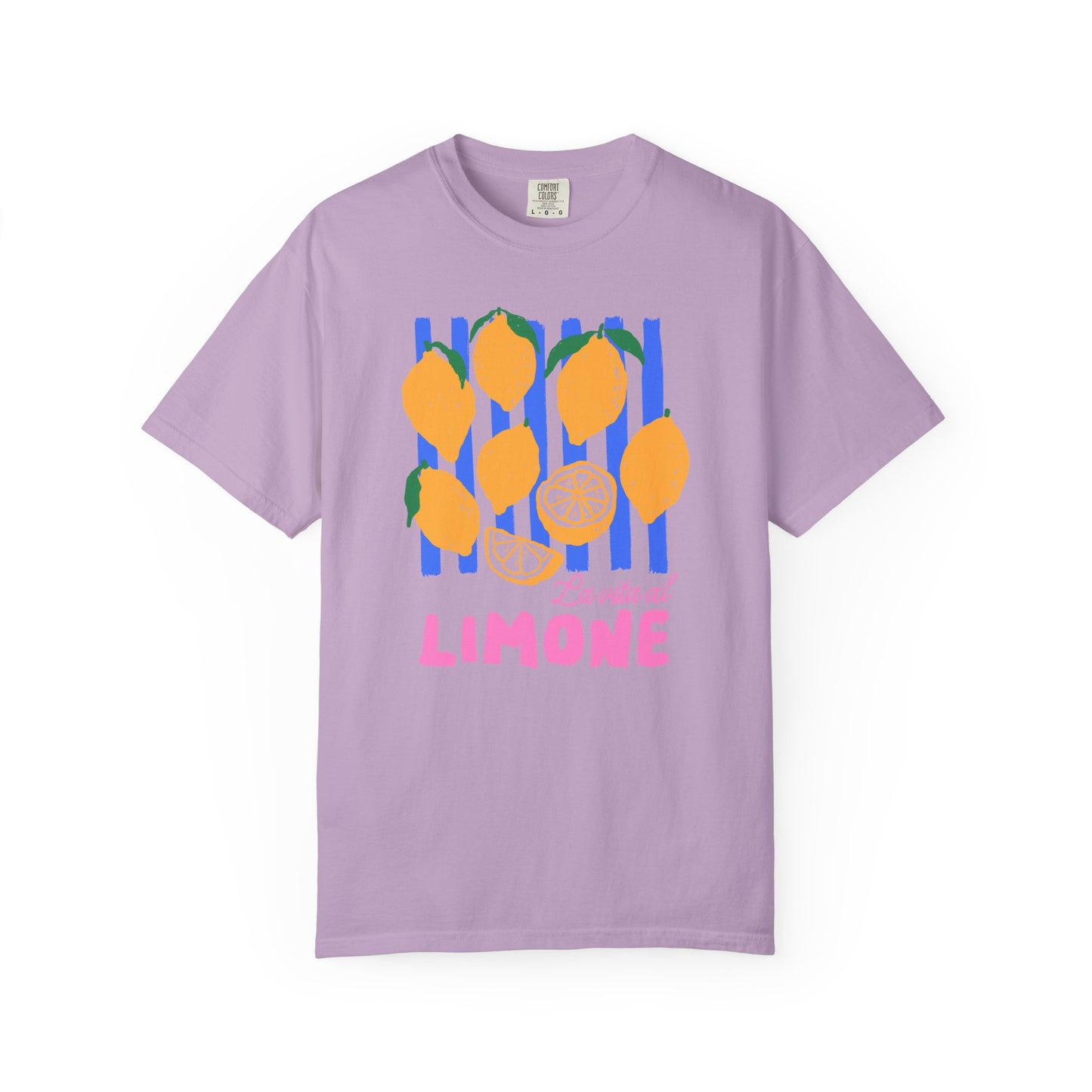 Citrus Vibes Tee - Unisex Garment-Dyed T-shirt, Lemon Graphic Tee, Summer Wardrobe Essential, Gift for Citrus Lovers, Fun and Fresh Outfit