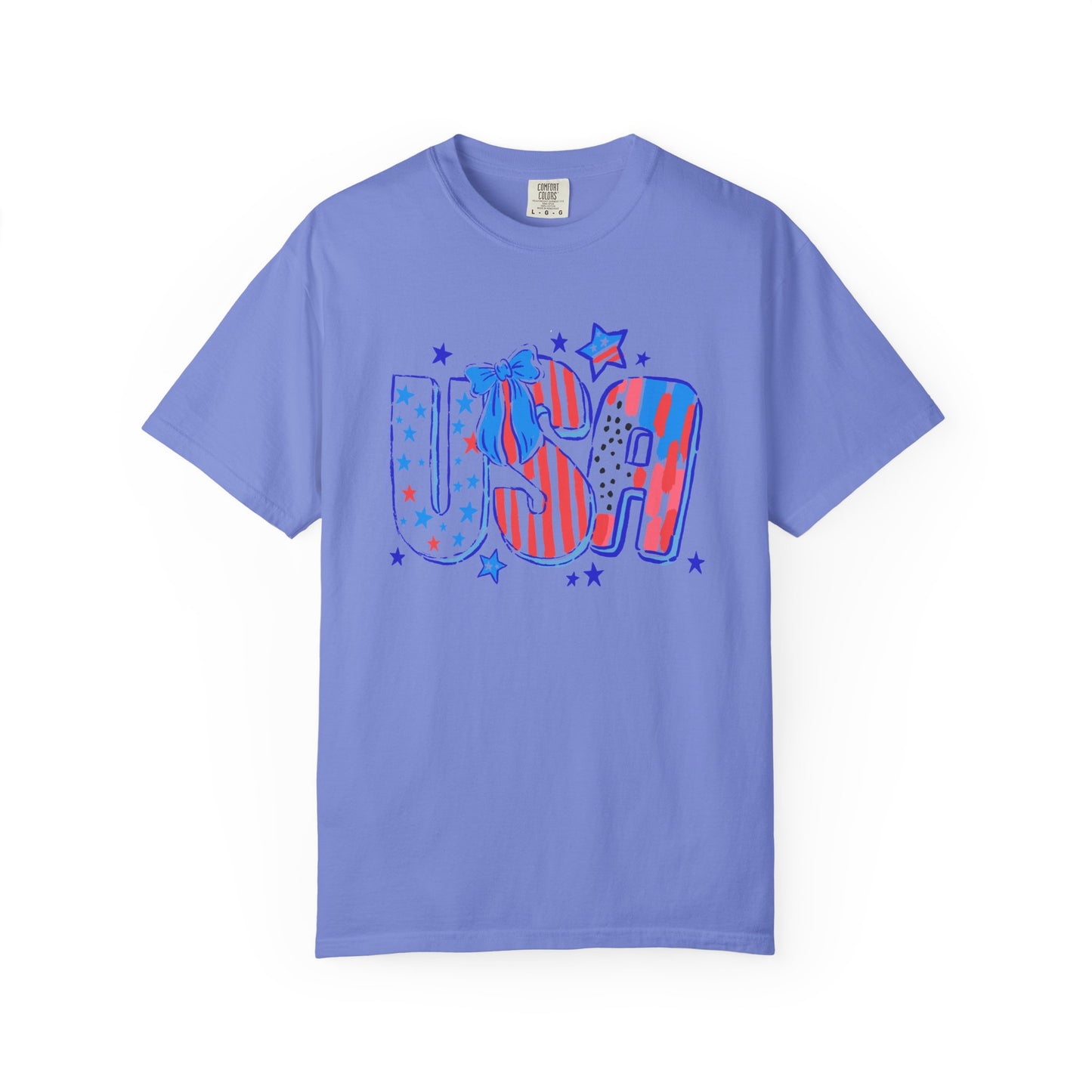 Patriotic USA T-Shirt for Celebrations, Unisex Casual Wear, 4th of July, Barbecues, Festivals, Gifts