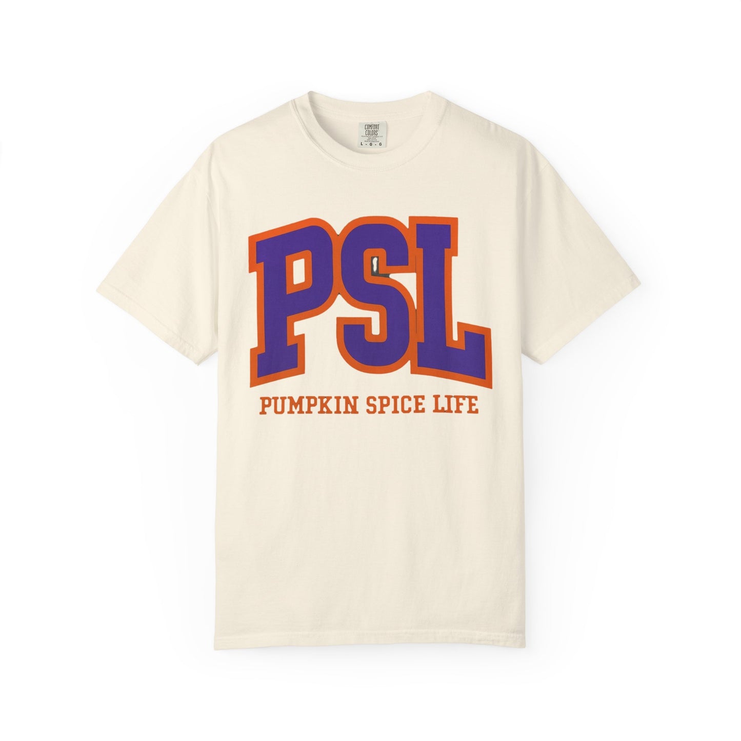 PSL Comfort Colors® T-Shirt – Pumpkin Spice Life Fall Graphic Tee