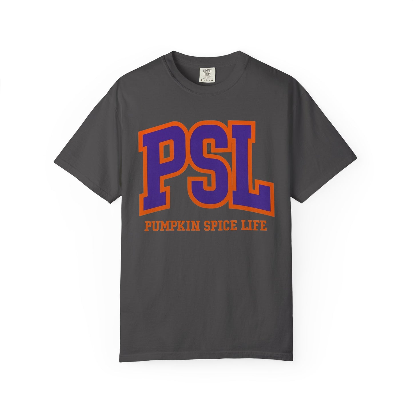 PSL Comfort Colors® T-Shirt – Pumpkin Spice Life Fall Graphic Tee
