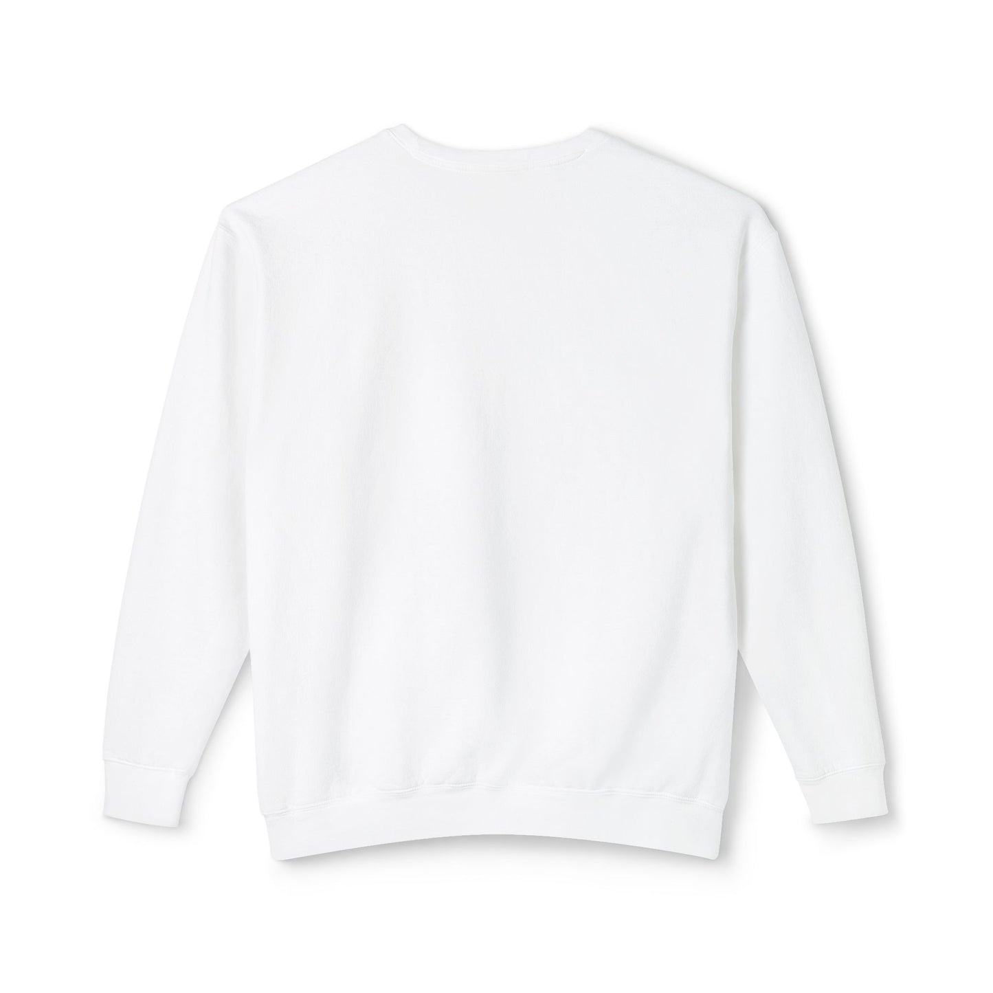 Happy Vibes Sweatshirt: Unisex Lightweight Crewneck, Casual Wear, Gift for Friends, Birthday, Everyday Comfort, Positive Message