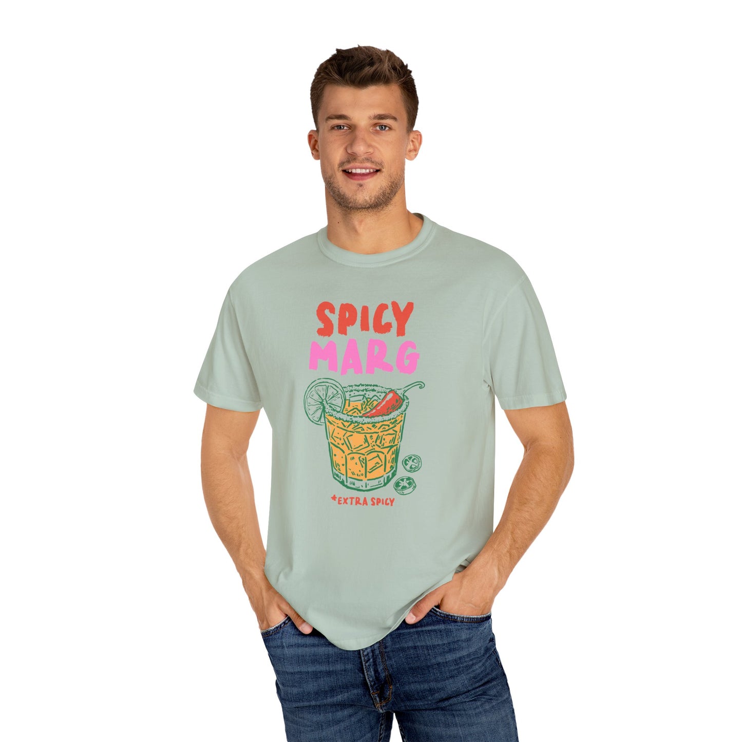 Spicy Marg Unisex T-Shirt, Perfect for Summer Parties, Tequila Lovers, Gift for Friends, Casual Wear, Fun Beach Outfit