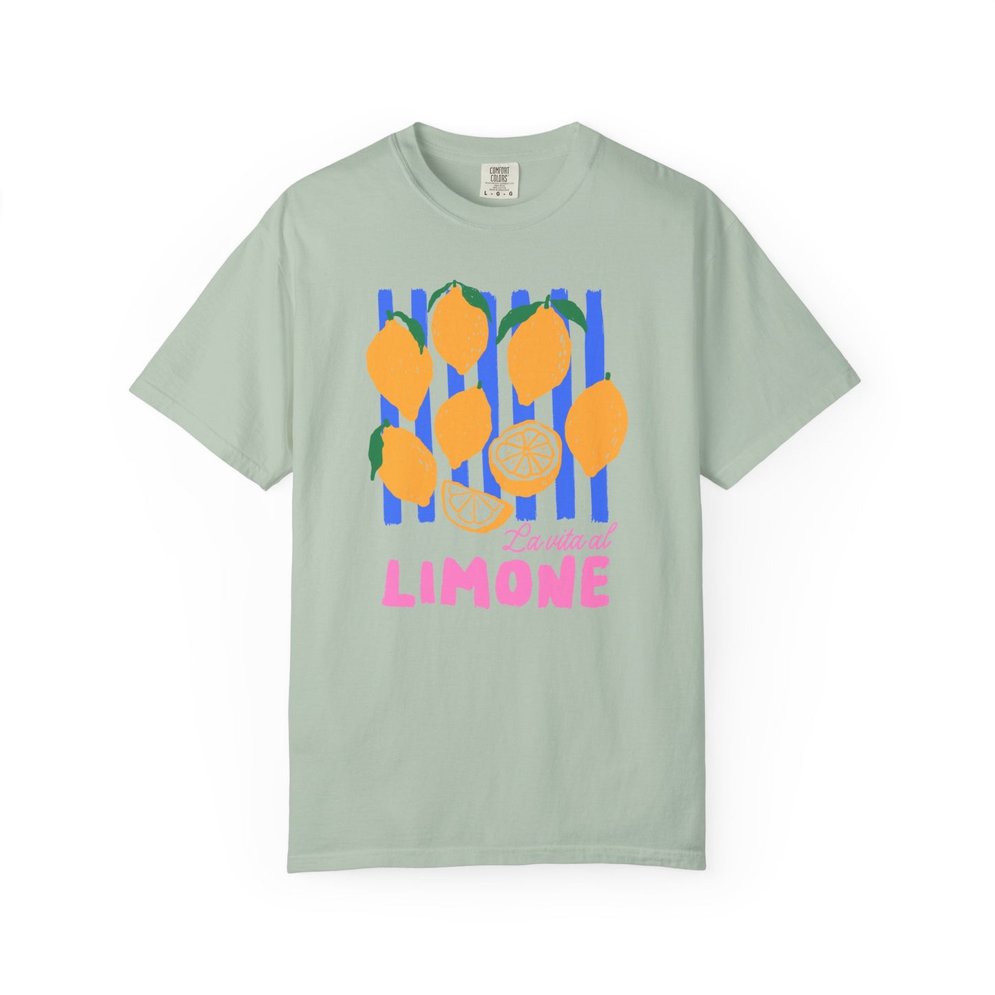 Citrus Vibes Tee - Unisex Garment-Dyed T-shirt, Lemon Graphic Tee, Summer Wardrobe Essential, Gift for Citrus Lovers, Fun and Fresh Outfit