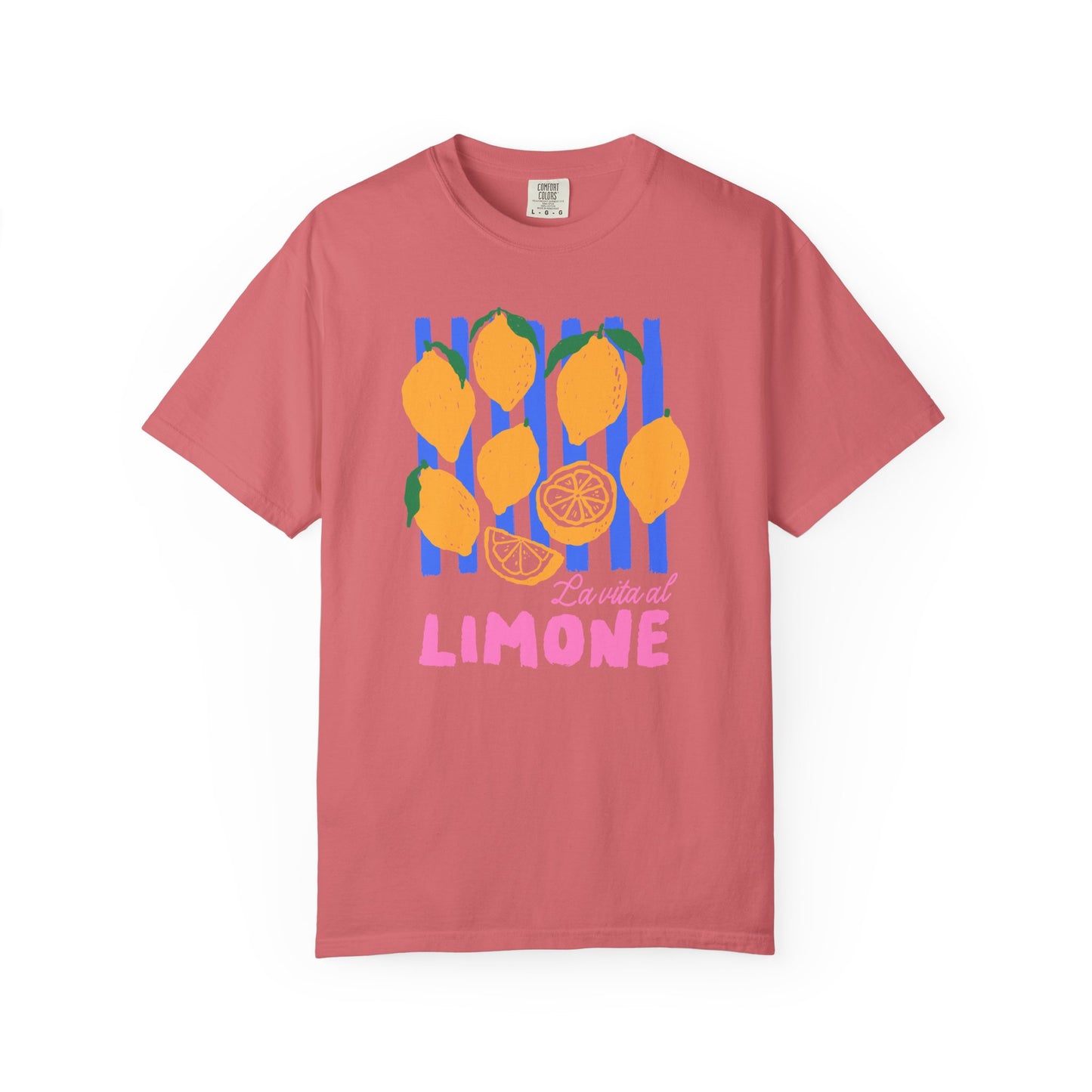 Citrus Vibes Tee - Unisex Garment-Dyed T-shirt, Lemon Graphic Tee, Summer Wardrobe Essential, Gift for Citrus Lovers, Fun and Fresh Outfit