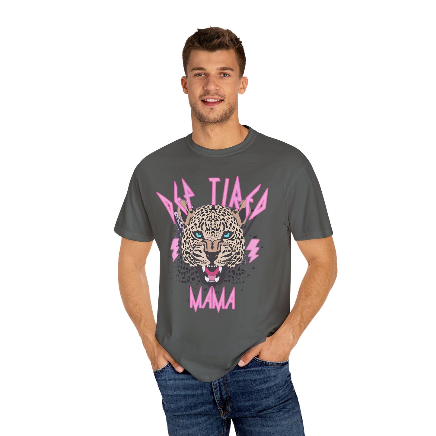 Fierce Leopard Graphic Tee | Unisex Garment-Dyed T-shirt for Animal Lovers, Trendy Streetwear, Gift for Birthdays, Fashion Statement, [...]