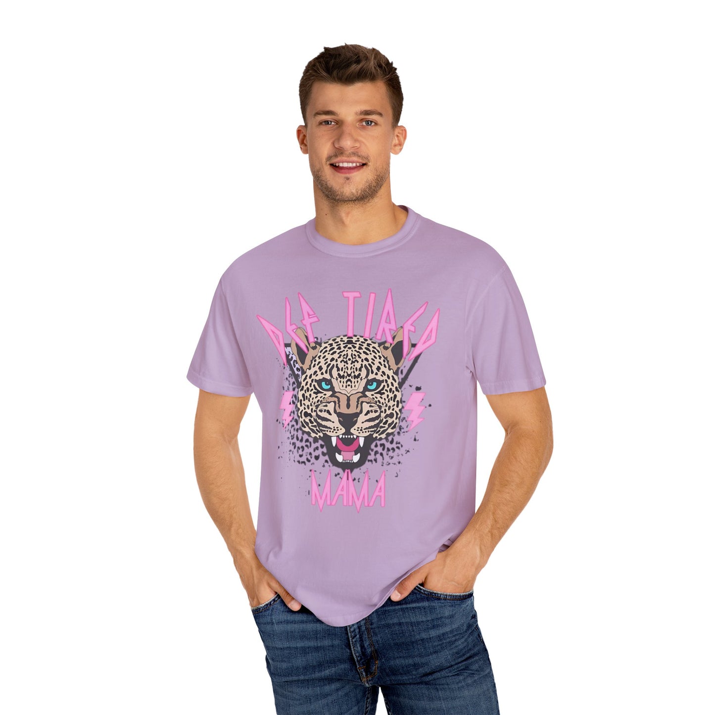 Fierce Leopard Graphic Tee | Unisex Garment-Dyed T-shirt for Animal Lovers, Trendy Streetwear, Gift for Birthdays, Fashion Statement, [...]