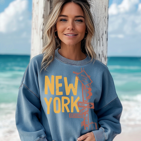 Unisex Garment-Dyed Sweatshirt