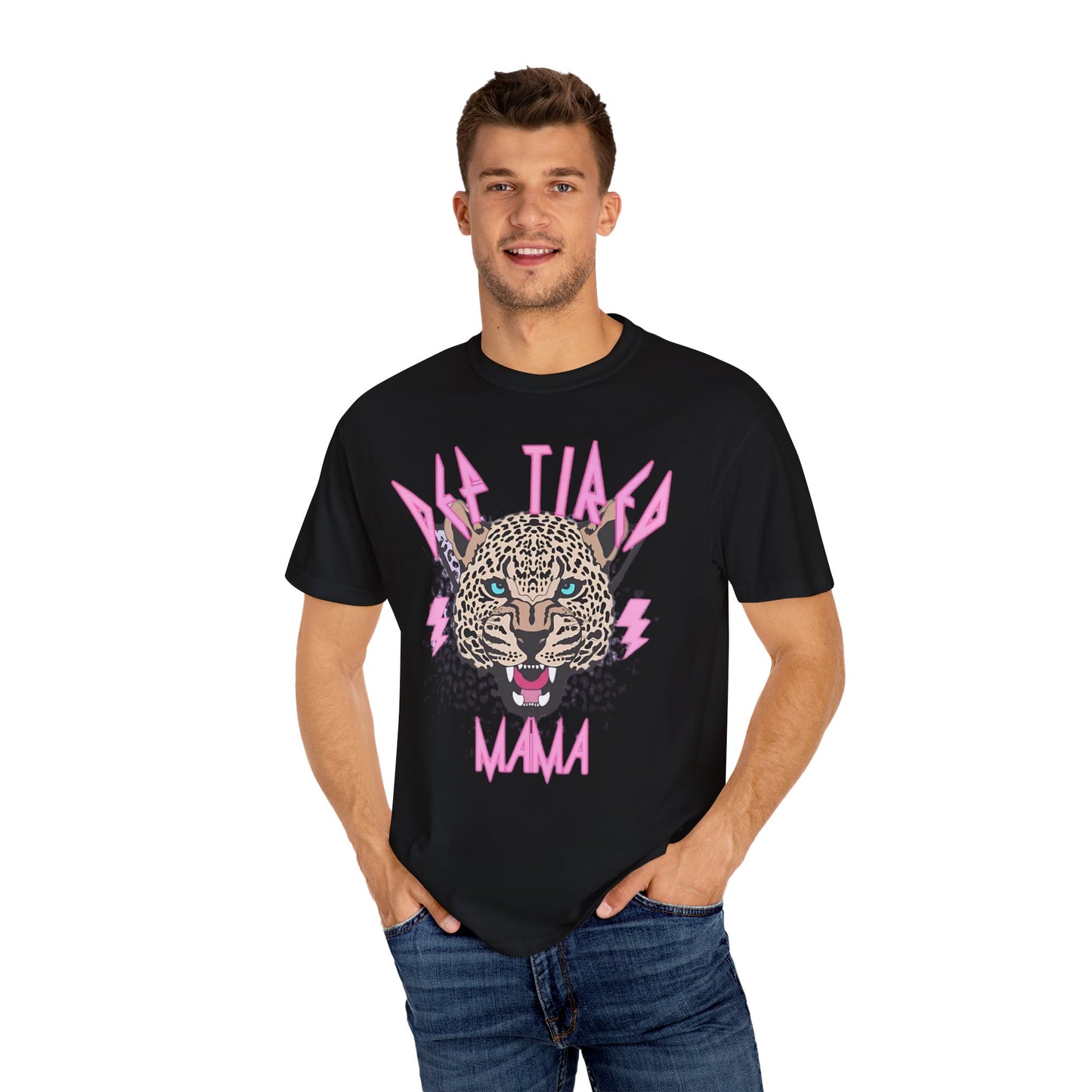 Fierce Leopard Graphic Tee | Unisex Garment-Dyed T-shirt for Animal Lovers, Trendy Streetwear, Gift for Birthdays, Fashion Statement, [...]
