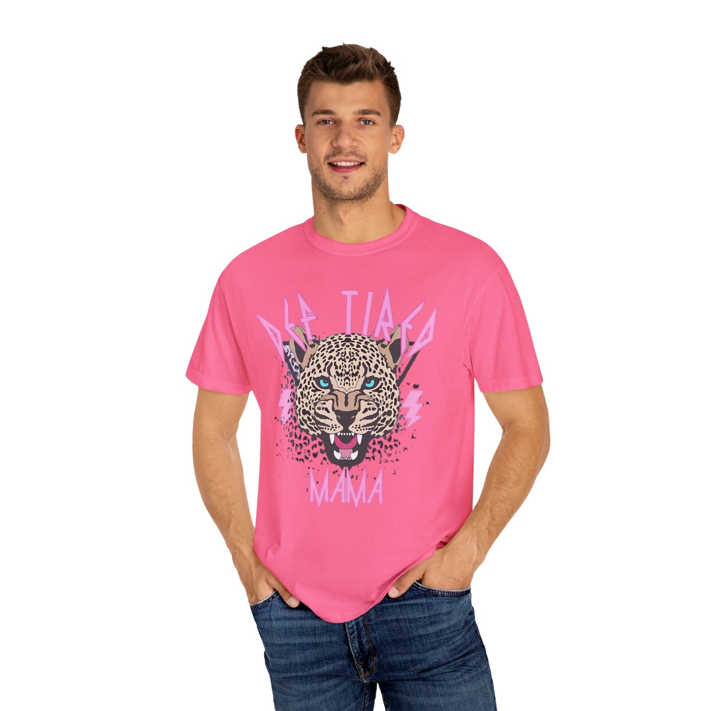 Fierce Leopard Graphic Tee | Unisex Garment-Dyed T-shirt for Animal Lovers, Trendy Streetwear, Gift for Birthdays, Fashion Statement, [...]