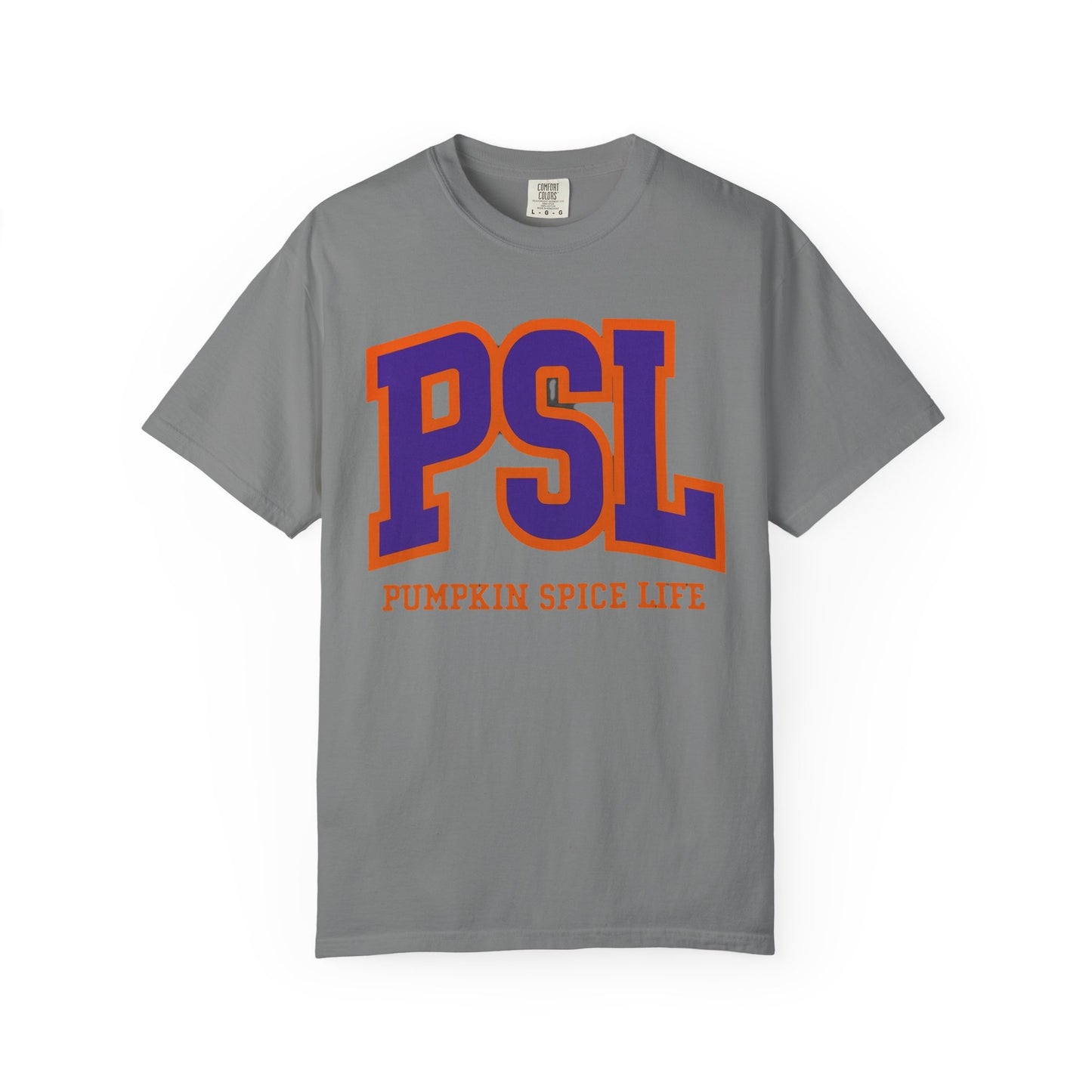 PSL Comfort Colors® T-Shirt – Pumpkin Spice Life Fall Graphic Tee