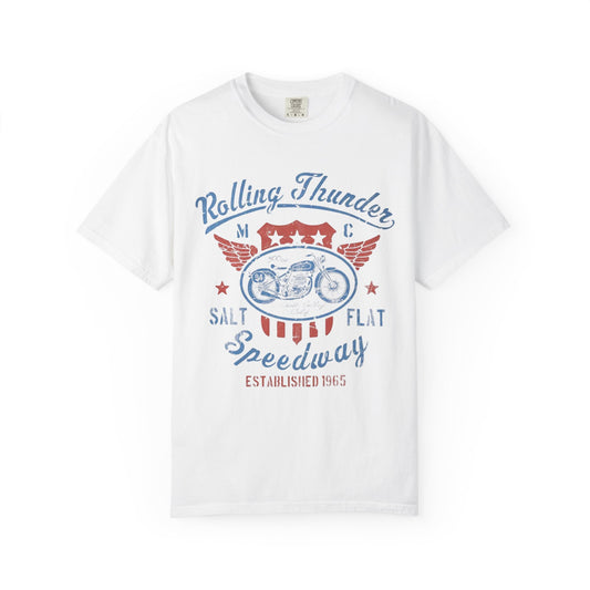 Vintage Motorcycle T-Shirt, Unisex Fashion Tee, Casual Wear, Gift for Biker Lovers, Summer Style, Easygoing Vibe