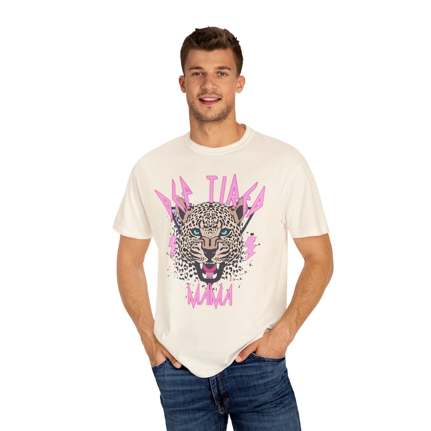 Fierce Leopard Graphic Tee | Unisex Garment-Dyed T-shirt for Animal Lovers, Trendy Streetwear, Gift for Birthdays, Fashion Statement, [...]
