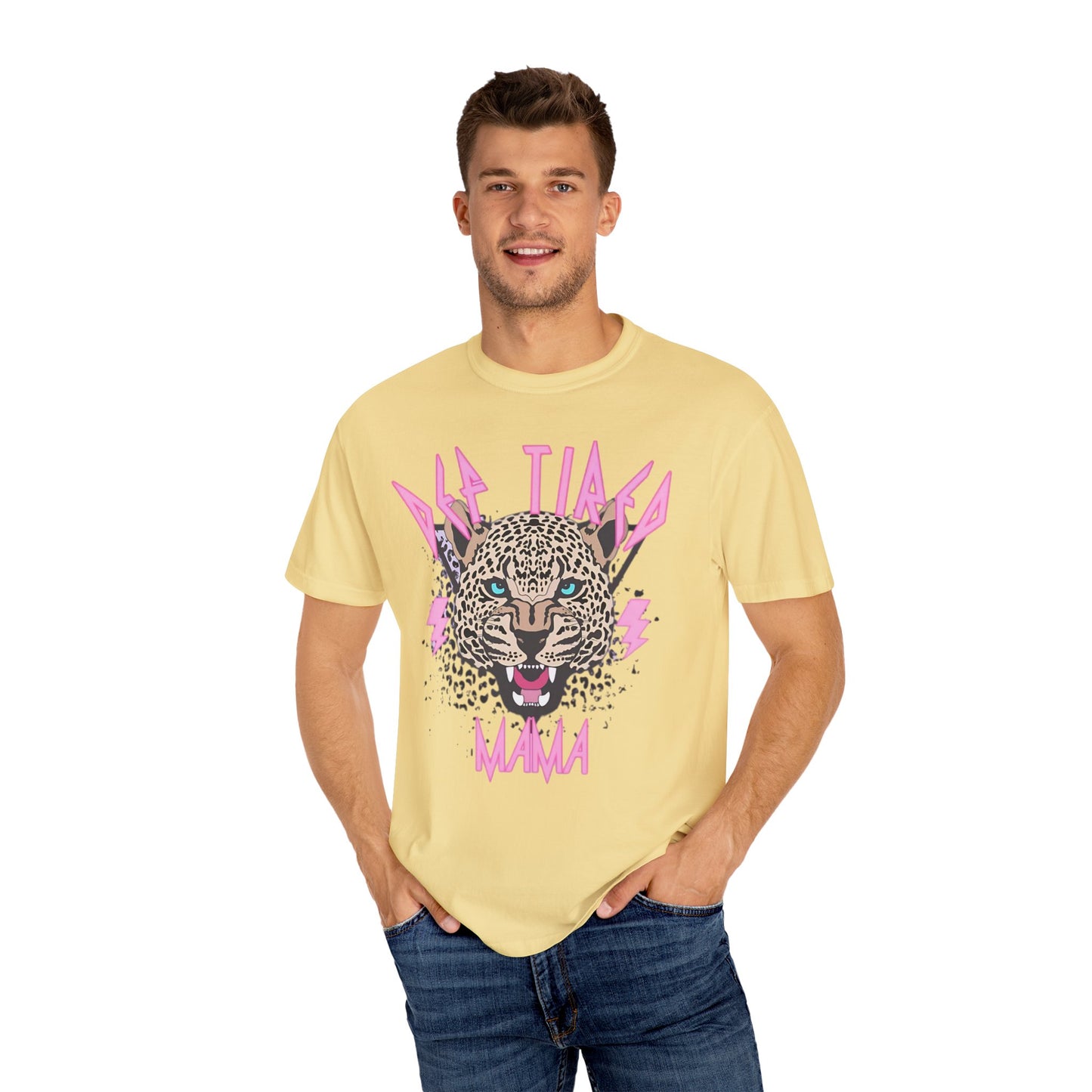 Fierce Leopard Graphic Tee | Unisex Garment-Dyed T-shirt for Animal Lovers, Trendy Streetwear, Gift for Birthdays, Fashion Statement, [...]