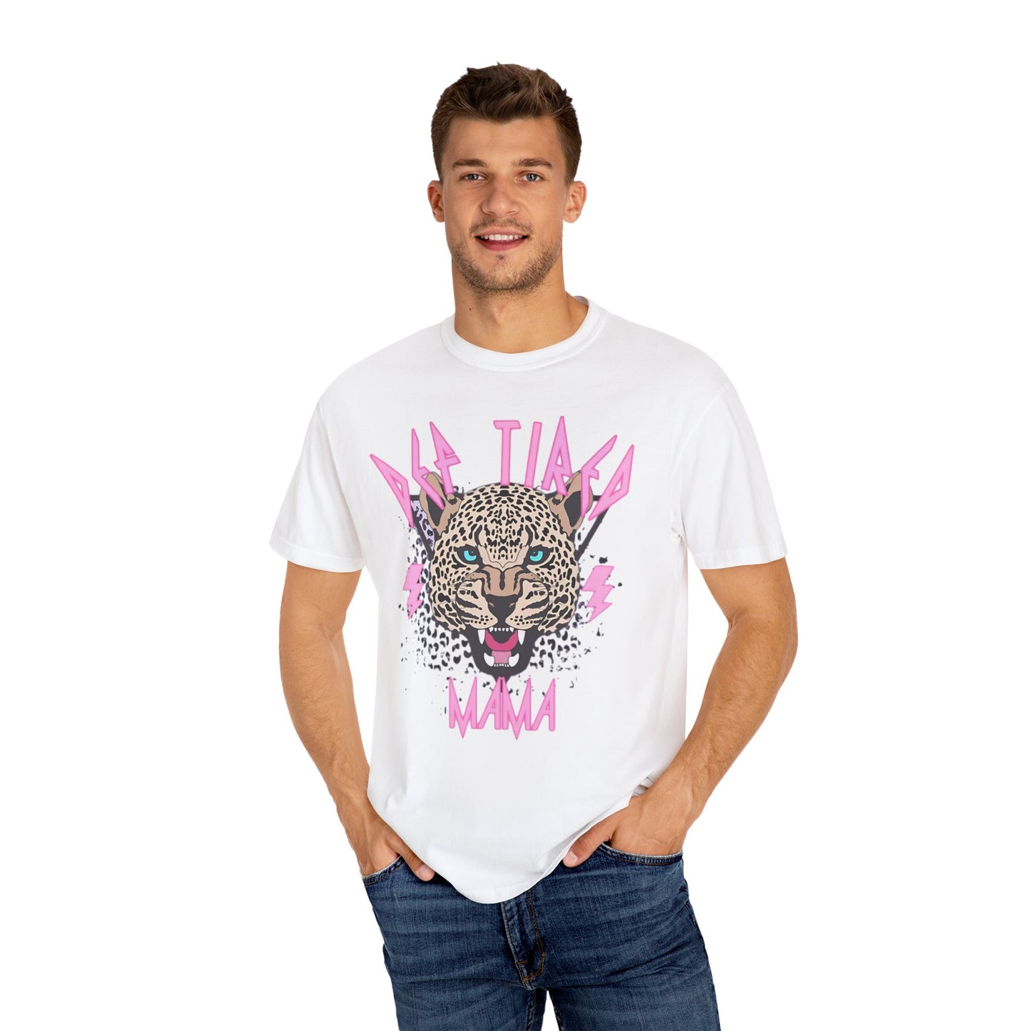 Fierce Leopard Graphic Tee | Unisex Garment-Dyed T-shirt for Animal Lovers, Trendy Streetwear, Gift for Birthdays, Fashion Statement, [...]