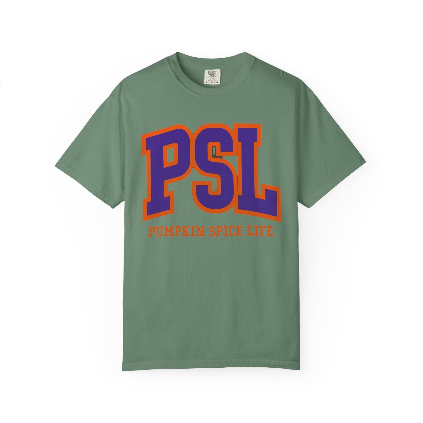 PSL Comfort Colors® T-Shirt – Pumpkin Spice Life Fall Graphic Tee